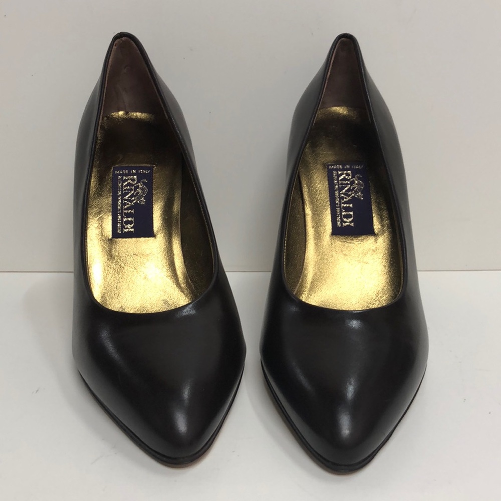 Baldan Made in Italy Brown Leather High Heel Pump